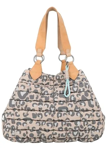 Fritzi aus Preussen Schultertasche Izzy Medium Limited Leo Bubble - Damen-Henkeltaschen mit zeitlosem Design und praktischer Innenaufteilung, ideal für Arbeit und Freizeit. Verstellbarer Schulterriemen für individuellen Tragekomfort und strapazierfähiges Material.