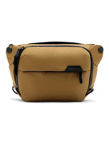 Peak Design Everyday Sling V2 3L - Fototasche Coyote (Hellbraun), vielseitig und wetterfest mit Platz für Kamera und Zubehör