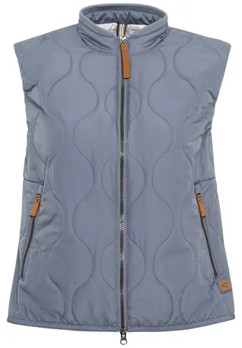 Camel Active Steppweste in Hellblau - Größe 38 - Funktionsjacke mit Stehkragen und praktischem Reißverschluss, ideal für aktive Tage und vielseitig kombinierbar.