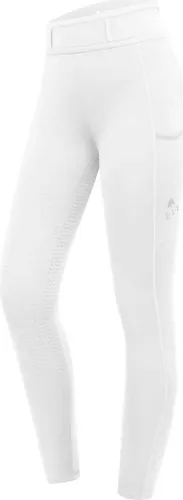 ELT Reitleggings Ella, weiß, Gr. 48 - Reitsport-Hosen für Damen, mit silikon-Vollbesatz für optimalen Halt, atmungsaktiv und bi-elastisch für höchsten Komfort beim Reiten.