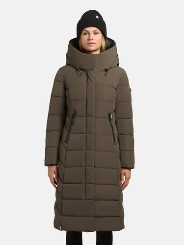 khujo Wintermantel Sensy-YM Warmer Steppmantel mit Kapuze in grün von khujo