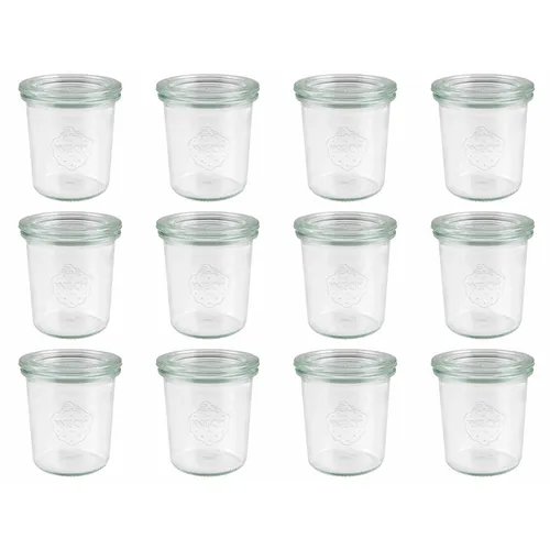 WECK 761- Mini-Sturzglas 140ml 761, o. Ringe u. Klammern, klar (12er Pack)