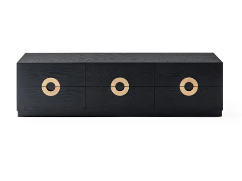 RTV TV Tisch Lowboard - Modernes Sideboard für Fernseher - Elegantes Lowboard mit 6 Schubfächern für optimalen Stauraum. Ideal für Ihr Wohnzimmer, freistehend und aus hochwertigem Holz gefertigt. Maße: 180 x 43 x 48 cm.