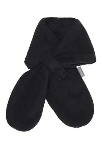 Sterntaler Schal aus Microfleece, gefüttert, mit Klettverschluss, zum Durchziehen - unisex Accessoires für Babys & Kleinkinder - warm, bequem und praktisch - anthrazit melange, Gr. 80cm