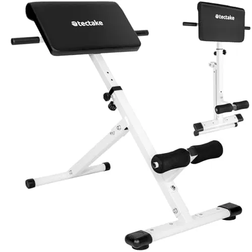 tectake® Hyperextension-Bank, 5-fach verstellbar und klappbar