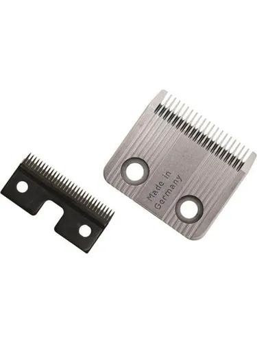 Moser Blade Set Rex Coarse - Präzisionsgeschliffenes Edelstahlklingen-Set für Hunde, ideal für extra lange Lebensdauer und grobes Schneiden. Hergestellt in Deutschland.