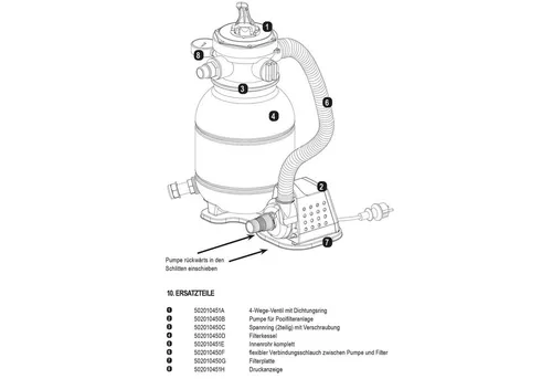 Produktbild SUMMER FUN Sandfilteranlage Filterkessel für Pools