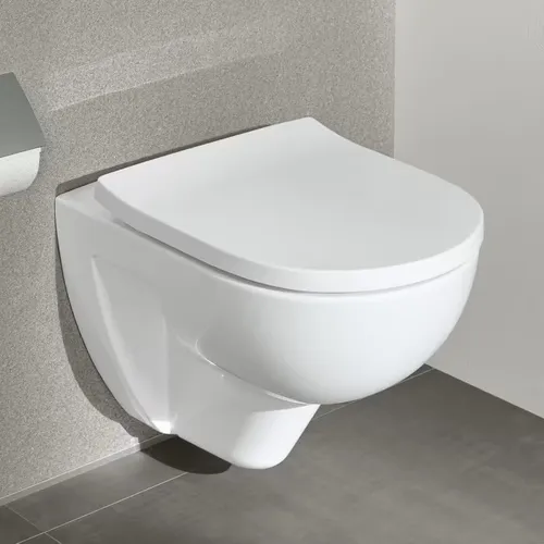 Villeroy & Boch O.novo Tiefspül-WC spülrandlos, wandhängend, mit TwistFlush
