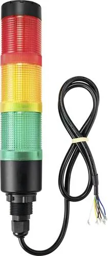 TRU COMPONENTS Signalsäule TC-9539296 LED Rot, Gelb, Grün 1St.