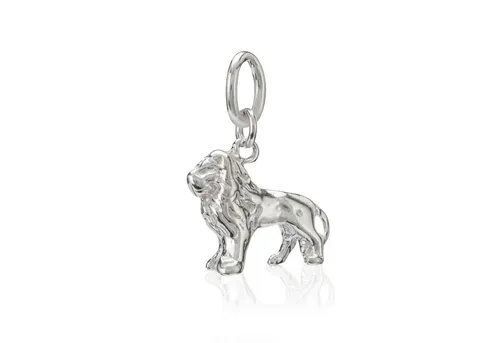NKlaus Kettenanhänger Damen Löwe 925 Silber 17x12mm Motiv Amulett 6809, 925 Sterling Silber Silberschmuck für Damen