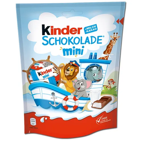  Ferrero Kinder Schokolade Mini, Schokolade, 120g Beutel 20,33€/1kg