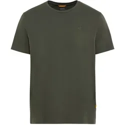 camel active Herren Basic Kurzarm T-Shirt Grün - T-Shirts für Herren, Regular Fit für angenehmes Tragegefühl, aus 95% biologischer Baumwolle, temperatur- und feuchtigkeitsregulierend.