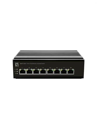 LevelOne IFS-0801 Switch - Zuverlässige Netzwerkverbindung - Der LevelOne IFS-0801 Switch sorgt für eine stabile und effiziente Netzwerkverbindung. Ideal für kleine bis mittlere Netzwerke, bietet er einfache Installation und hohe Leistung.
