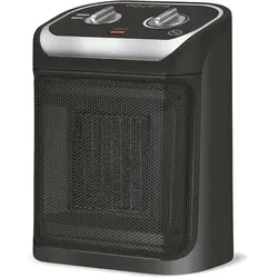 Rowenta Mini Excel SO9261 - Keramik-Heizlüfter in Schwarz, leistungsstark mit 1800 W, ultra-leise und kompakt für angenehme Wärme überall