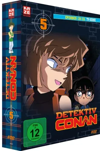 Detektiv Conan - TV-Serie - Vol.5 - [DVD] - Spannende Kriminalfälle für junge Detektivfans, freigegeben ab 12 Jahren. Erlebe die Abenteuer von Conan und seinen Freunden!