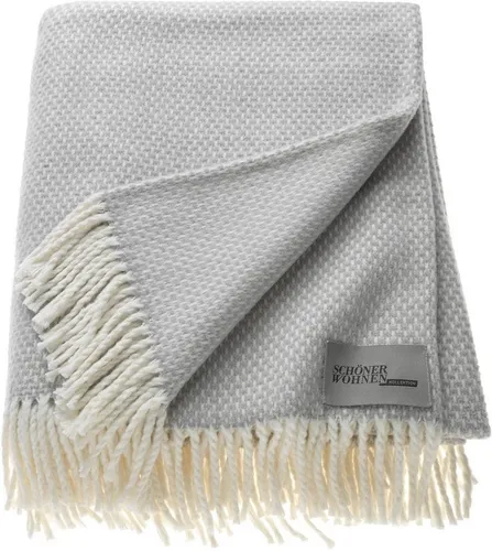 SCHÖNER WOHNEN Kollektion Plaid Schöner Wohnen, grau von SCHÖNER WOHNEN-Kollektion