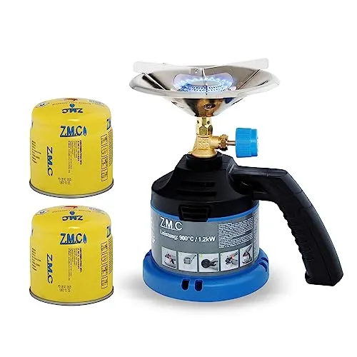 Z.M.C Campingkocher mit 2 Gaskartuschen