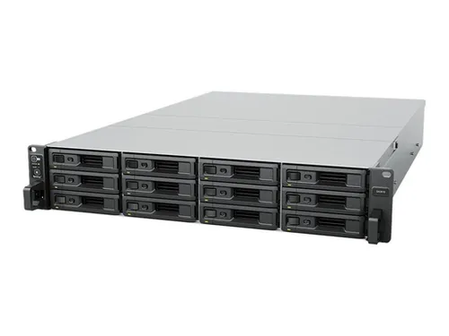 Synology RackStation SA3610 - 12 Einschübe Leergehäuse 2HE - NAS-Server mit 12 Einschüben für maximale Speicherkapazität, ideal für Unternehmen mit hohen Datenanforderungen und flexibler Erweiterbarkeit.