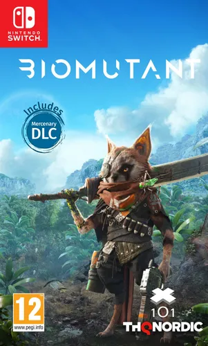 Biomutant - Nintendo Switch RPG - PEGI 12 - Erlebe eine einzigartige post-apokalyptische Welt und forme deinen eigenen Helden in diesem actiongeladenen RPG für Nintendo Switch.