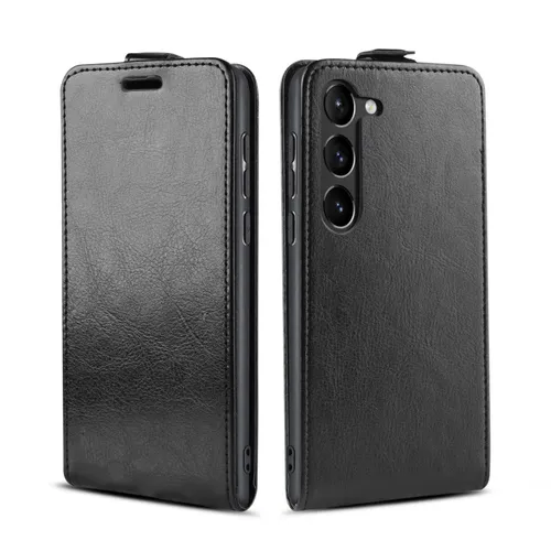 Handy Hülle für Samsung Galaxy S24 Handyhülle Magnet Klapphülle Cover Schwarz