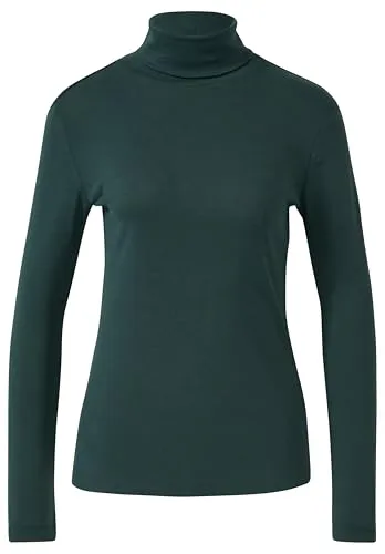 s.Oliver Rollkragenshirt im Slim Fit in grün von s.Oliver