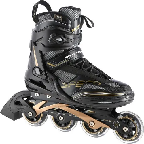 Na2150 Schwarz-Gold Grösse. 43 Nils Extreme Inline Skates