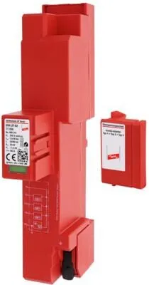 Dehn 909340 DSH ZP B2 TNS 255 - Kombiableiter Typ 1+2, werkzeuglos montierbar mit Click+Power-Technik für TN-S-Systeme