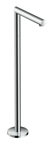 Axor Uno Wanneneinlauf bodenstehend gerade - Brushed Nickel - 45412820 - Elegante Armatur für Ihre Badewanne, mit hochwertiger Brushed Nickel-Oberfläche für einen modernen Look und Langlebigkeit.