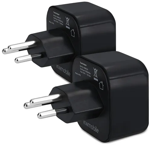 2x Reiseadapter Schweiz Typ-J Reise Adapter zu Typ J Steckdose Switzerland