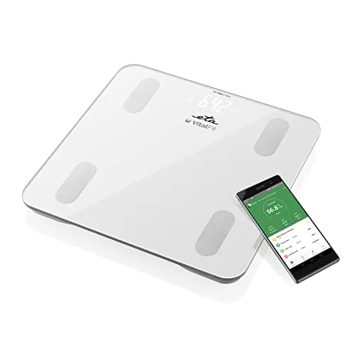 ETA Personenwaage Digital Vital Fit Analyse BMI Fett Smart-App