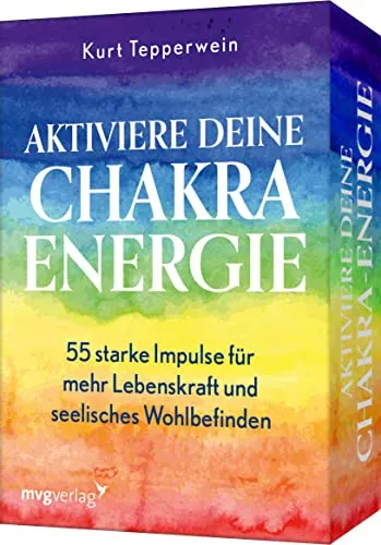 Aktiviere deine Chakra-Energie: 55 starke Impulse - Kartenspiel zur Aktivierung deiner Chakra-Energie, fördert Lebenskraft und seelisches Wohlbefinden mit verständlichen Erklärungen von Bestsellerautor Kurt Tepperwein.