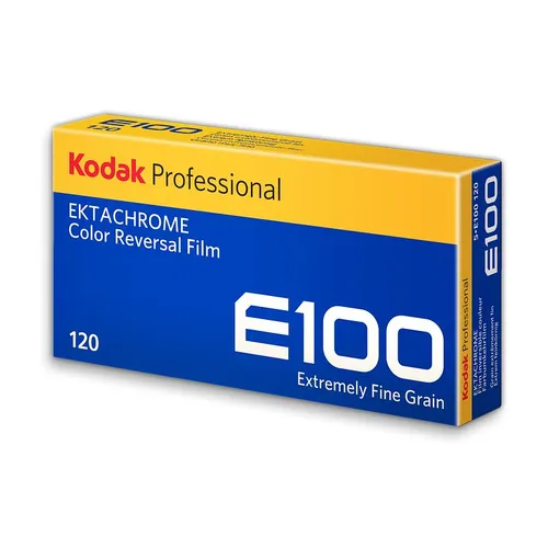 KODAK Ektachrome E100 120/5 Film - Fotofilm für brillante Farben und feine Details, ideal für professionelle Fotografen und kreative Projekte.