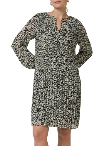 comma Kleid - Turtleneck mit langen Ärmeln, antaillierte Passform für einen eleganten Look