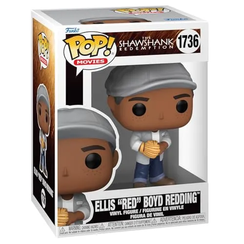 Funko POP! Movies: SR - Ellis Boyd ‘Red’ Redding 'Red' Boyd Redding - Shawshank Redemption - Vinyl-Sammelfigur - Geschenkidee - Offizielle Handelswaren - Spielzeug Für Kinder und Erwachsene