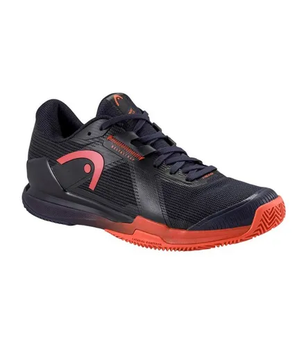 Head Sprint Pro 4.0 Clay Tennisschuhe für Herren - Leichte Tennisschuhe mit atmungsaktivem Mesh und neuer Allcourt-Sohle, ideal für schnelle Bewegungen auf Sandplätzen.