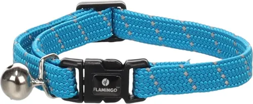 Flamingo Kätzchen Halsband Elza blau