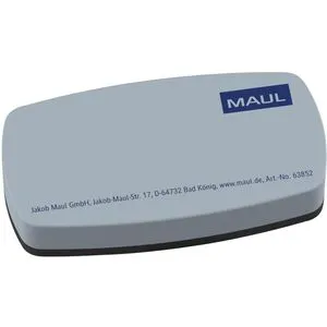 Maul Tafelwischer MAULcleany 63852, magnetisch, mit Löschfilz, aus Schaumstoff, grau