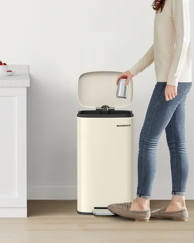 SONGMICS 30 L Mülleimer mit Softclose-Funktion von SONGMICS