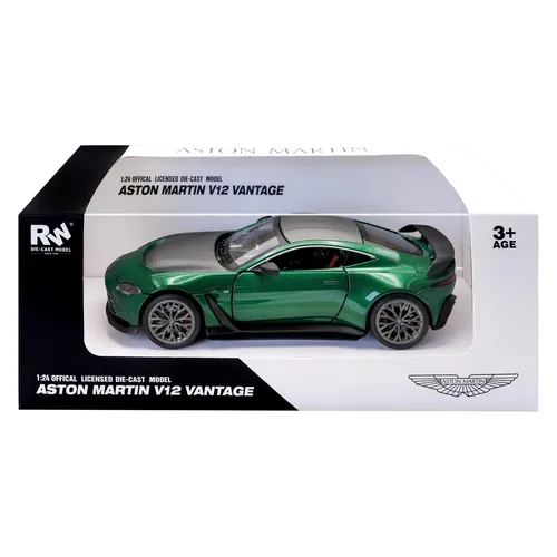 1:24 RE-EL TOYS Aston Martin V12 Vantage 2023 Green Met Carbon Black