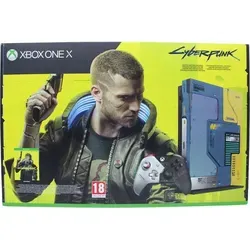 Microsoft Xbox One X 1TB Cyberpunk 2077 Limited Edition Bundle - Konsolen mit 4K Gaming, HDR und 1TB Speicher. Erlebe beeindruckendes True 4K-Gaming und erhalte die digitale Vollversion von Cyberpunk 2077.