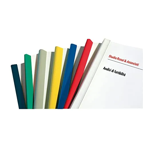 Fellowes Papier-Klemmschiene, Durchmesser 3 mm, 50 Stück, transparent
