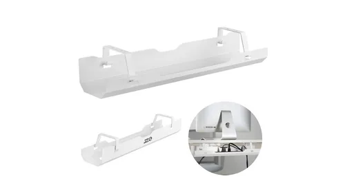 Organizer kabli i przewodów podbiurkowy Ergo Office biały ER-431 W