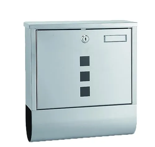 Edelstahl Briefkasten 