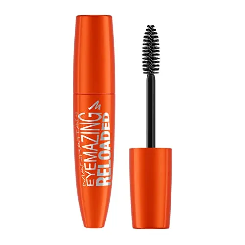 Manhattan Eyemazing Reloaded Mascara Farbe 001 Black, schwarze Wimperntusche für maximales Volumen und Länge,12 ml
