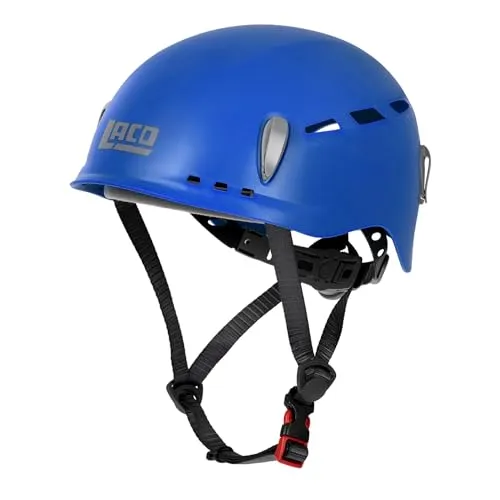 LACD Protector 2.0 Kletterhelm in Blau - One Size - Kletterhelme, sicherer und leichter Schutzhelm mit optimaler Belüftung für komfortables Klettern und Bergsteigen.