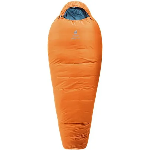 Deuter Orbit -5° SL Damen Schlafsack - Orange - DROITE - Schlafsack für Damen, ideal für kühle Nächte mit komfortabler Passform und leichtem Gewicht, perfekt für Outdoor-Abenteuer.