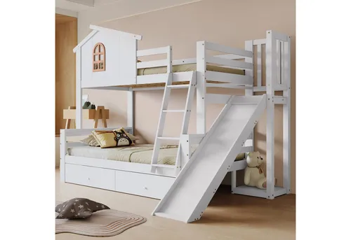 Flieks Etagenbett 140x200cm mit Rausfallschutz