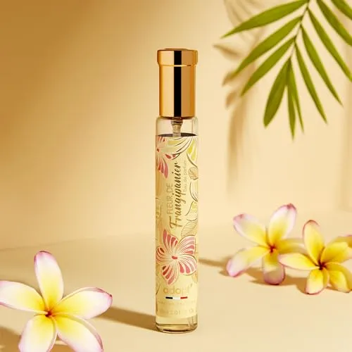 adopt FLEUR DE FRANGIPANIER, 30ml Eau de Parfum, Damenduft | exotisch, tropische Blumen, Mango, Kokosnuss, paradiesischer Duft, spritzig, heiter, Sommerduft, Made in France, adopt:Damenduft