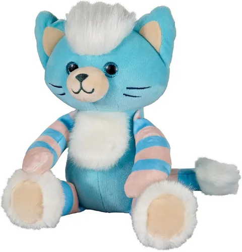 Bauer Spielwaren - Blickfänger - Plüschtier Glitzer Katze (20cm) Stofftier