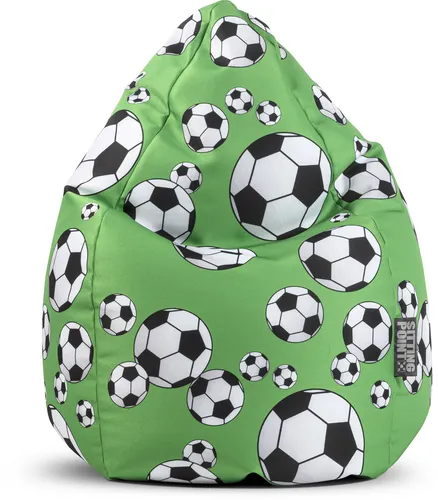 Magma Heimtex Sitzsack - Bequemer Sitzkomfort - Sitzsack in Grün, ideal für entspannte Stunden. Leicht und vielseitig, perfekt für jedes Zimmer.